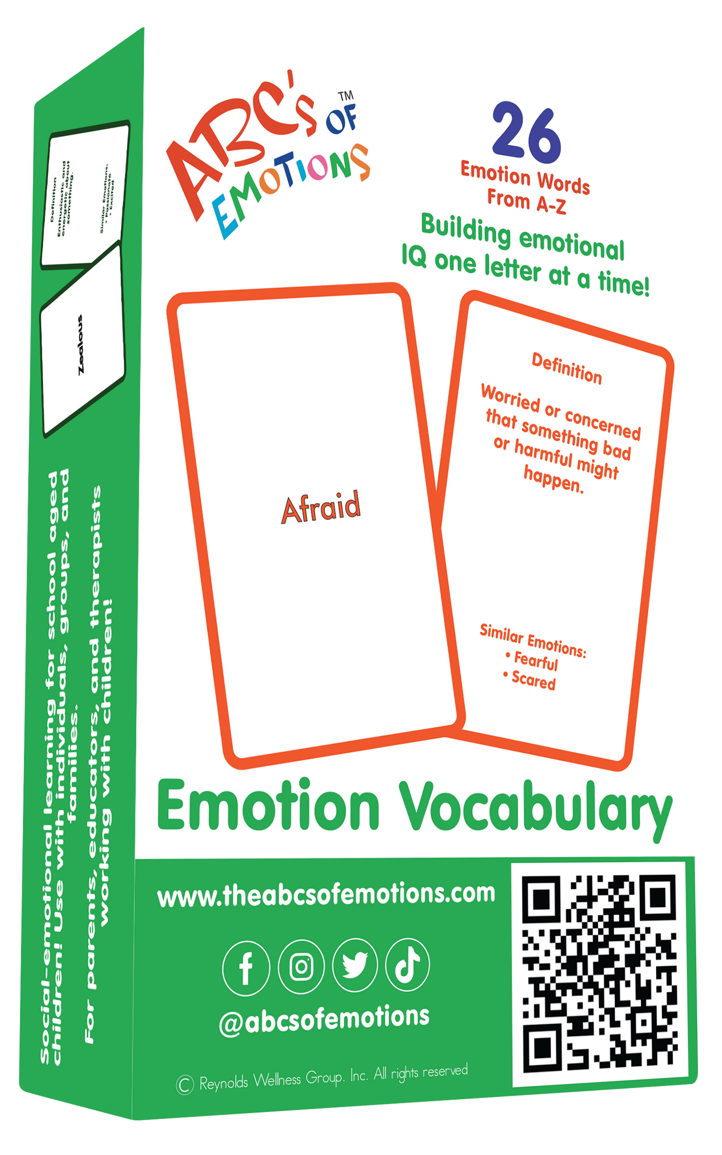Emotion Vocabulary Flashcards