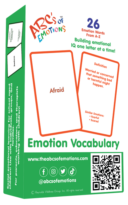 Emotion Vocabulary Flashcards